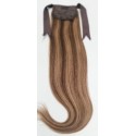 Color 8-27 50cm XXL 100% Indian remy human hair tie on ponytail