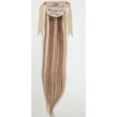 Color 8-613 50cm XXL 100% Indian remy human hair tie on ponytail