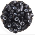 *Black -small bag 100pc silicone lined micro rings