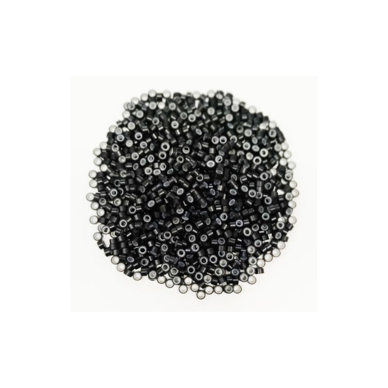 *Black -1000pc  lined micro rings