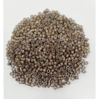 *Ash medium blonde -1000pc silicone lined micro rings
