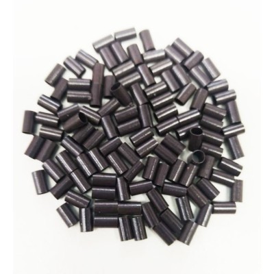 *Dark brown -small bag 100pc long copper micro rings