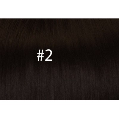 Color 2 55cm 110g XXL 100% Indian remy velcro ponytail