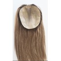 Color T8106 15x16 (45cm long) Crown topper. Full silk base,100% Indian remy human hair