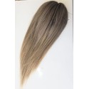 Color T6127 15x16 (45cm long) Crown topper. Full silk base,100% Indian remy human hair