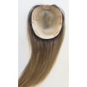 Color T6127 15x16 (45cm long) Crown topper. Full silk base,100% Indian remy human hair