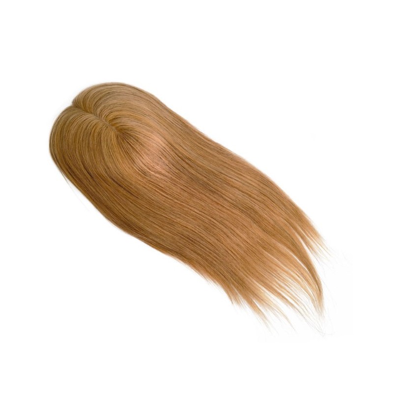 Color 27 15x16 (50-55cm long) Crown topper. Full silk base,100% Indian remy human hair