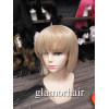*18-613 Platinum blonde mix bob cut wig Synthetic hair