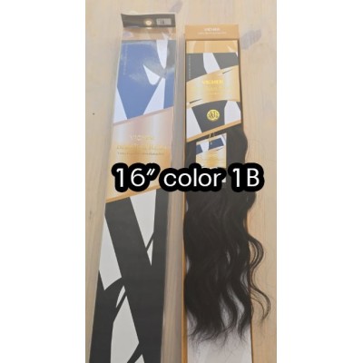 16inch color 1b body wave Vicher brazilian remy weave medium drawn