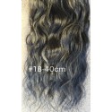 SALE Wavy color 1B 40cm (16") XXL 7pc clip in -  100% Brazilian remy human hair