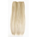 *60H24 Straight, Easy flip XXL Synthetic halo hair extensions 60cm