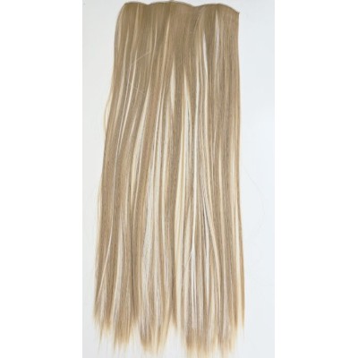 *18H60 Straight, Easy flip XXL Synthetic halo hair extensions 60cm