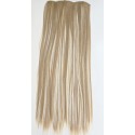 *18H60 Straight, Easy flip XXL Synthetic halo hair extensions 60cm