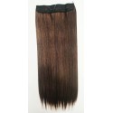 *4M27 Straight, Easy flip XXL Synthetic halo hair extensions 60cm