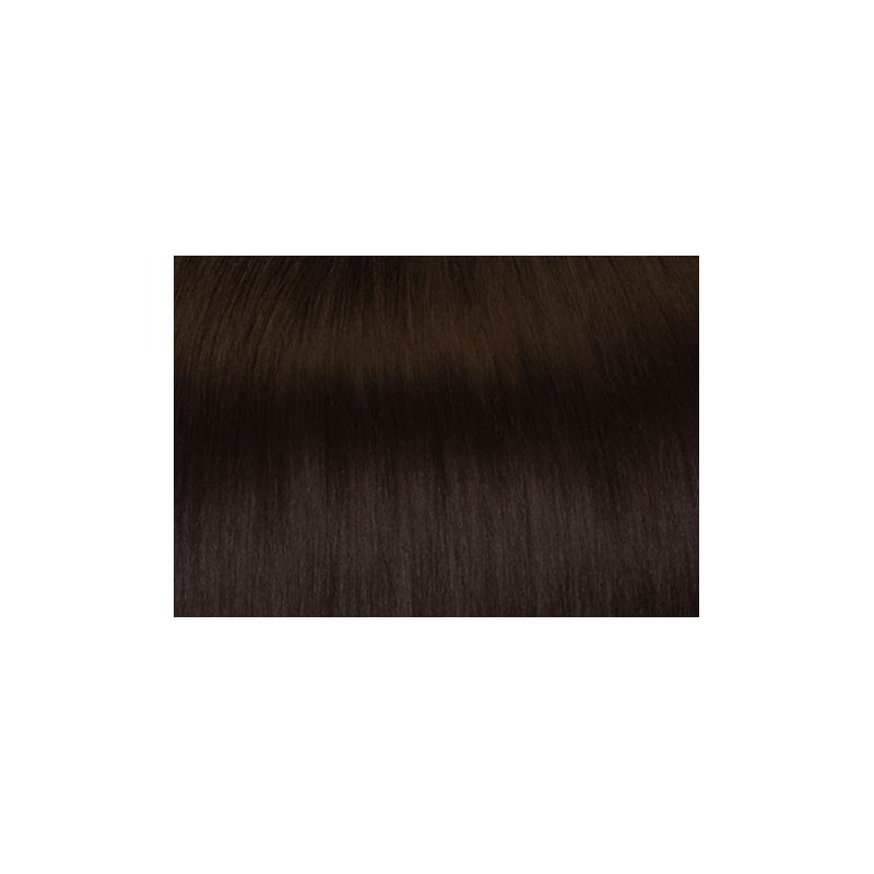 Straight color 2 35cm (14") XXL 7pc clip in -  100% Brazilian remy human hair