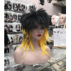 Party sale! black and yellow party wig