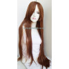 Chestnut brown long fringe straight cosplay wig (030)
