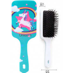 Unicorn padded brush: Blue
