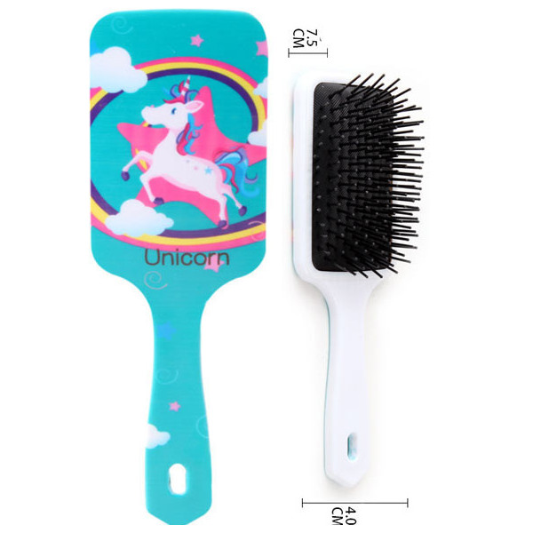 Unicorn padded brush: Blue