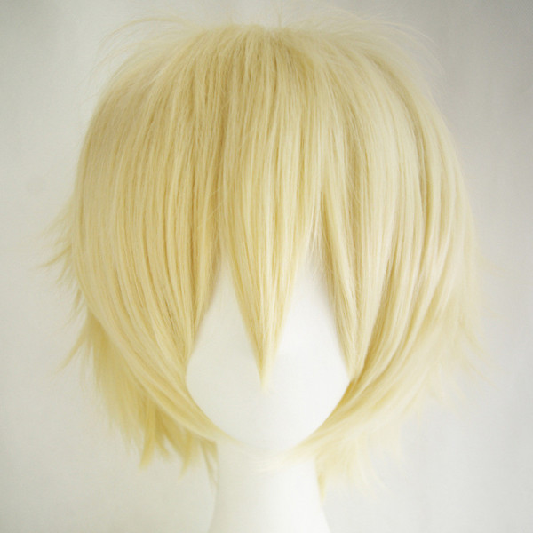 Short cosplay wig- Light blonde (k049-18)