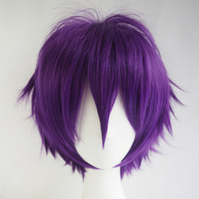 Short cosplay wig- Purple k049-16