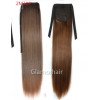 *M2-30 Chestnut brown mix, tie on straight ponytail 55cm by ProExtend