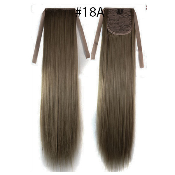 *18A Very ash mousy blonde, tie on straight ponytail 55cm by ProExtend(EFR)  18B