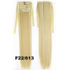 *F22-613 Light blonde mix, tie on straight ponytail 55cm by ProExtend