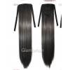 *44 Dark grey mix, tie on straight ponytail 55cm by ProExtend (EFR)