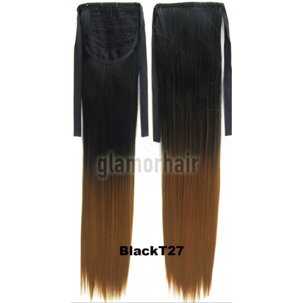 Ombre *1-27 , tie on straight ponytail 55cm by ProExtend
