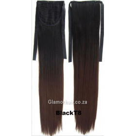 Ombre *1-8, tie on straight ponytail 55cm by ProExtend