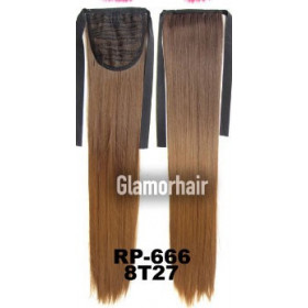 Ombre *8-27, tie on straight ponytail 55cm by ProExtend