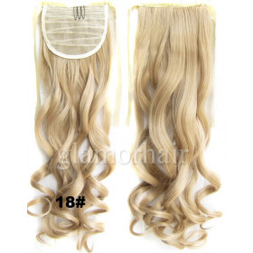 *18 Medium blonde, tie on wavy ponytail 55cm by ProExtend