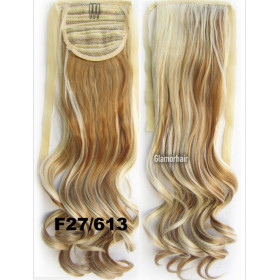*27-613 Strawberry blonde mix color, tie on wavy ponytail 55cm by ProExtend