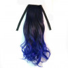 Ombre *1-blue, tie on wavy ponytail 55cm by ProExtend