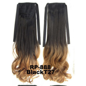 Ombre *1-27 strawberry blonde, tie on wavy ponytail 55cm by ProExtend