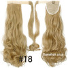 *18 Medium blonde, velcro wavy ponytail 55cm by ProExtend