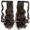 *4 Chocolate brown, velcro wavy ponytail 55cm by ProEx end
