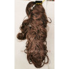 *4-30 Chestnut brown mix, velcro wavy ponytail 55cm by ProExtend