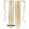 *613-24 Light blonde mix, velcro straight ponytail 55cm by ProExtend(EFR24-88)