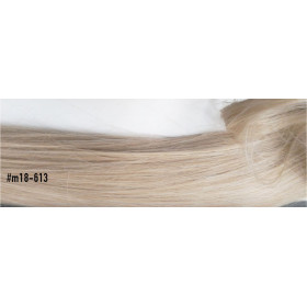 *M18-613 Mix light ash blonde, velcro straight ponytail 55cm by ProExtend