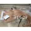 *14-29 Ash medium blonde mix  0c  St ai ht Synthetic 3pc XXL clip in hair extensions