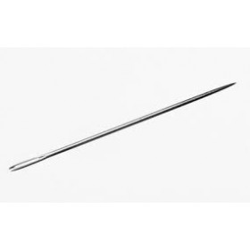 Stainless steel extra long large eye needle -straight