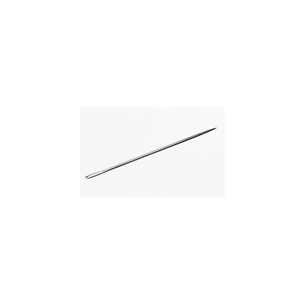Stainless steel extra long large eye needle -straight