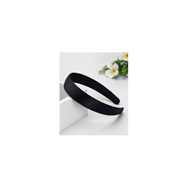 Wide Alice band with satin cover