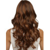 45cm 10pc Natural wavy curls 120g clip in hair virgin Indian remy hair