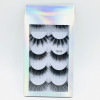 (5D-04) 5 pairs mix style box 3D High quality hand made strip lashes