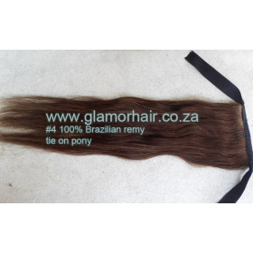 70cm XXL100% Indian remy human hair tie on ponytail