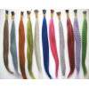 I tip feather hair extensions per strand (synthetic hair, not real bird feather)