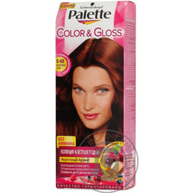 5-68 Raspberry sugar -Schwarzkopf Palette Color & Gloss, Zero ammonia hair dye